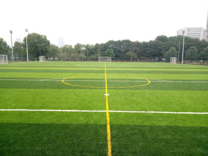 UV Resistant Football Pitch Astro Turf , Artificial Grass Soccer Field