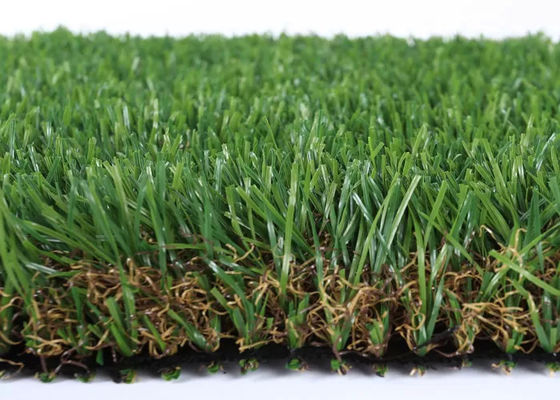 Stem Shape Landscaping Artificial Grass 30mm UV Resistant