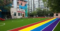 Anti - Ultraviolet Recycled Artificial Turf  For Playground 10-20 Mm Height