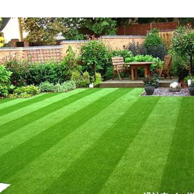 Waterproof Colorful Landscaping Synthetic Grass , Fake Grass Landscape
