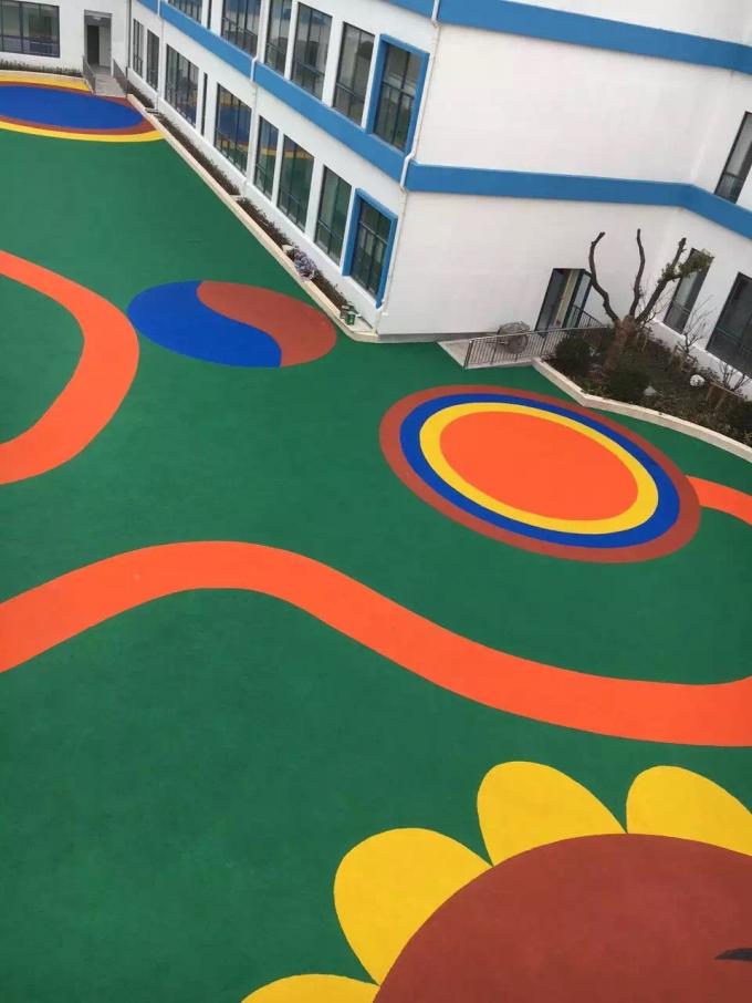 Natural Looking Playground Synthetic Grass / Synthetic Playground Turf