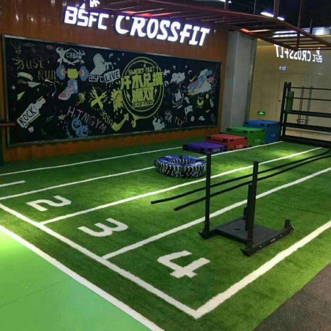 Eco Friendly Artificial Grass Gym Flooring Soft Artificial Green Grass