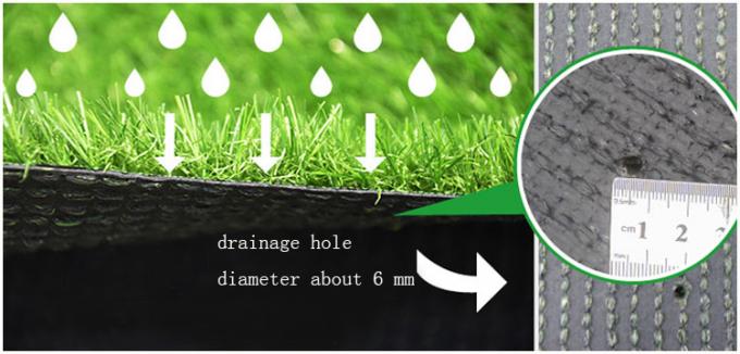 Prenda impermeable artificial de la hierba 25m m del animal doméstico amistoso de la suavidad del PE PP para el tono de los perros 4