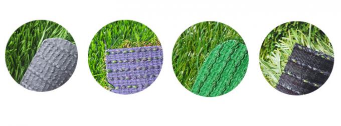 Kühles synthetisches landschaftlich gestaltendes künstliches Gras für Yard 45mm Form 4 Ton-S