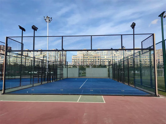 Indoor Outdoor Padel Tennis Court Steel Q235 12mm CE