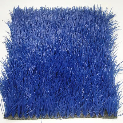 Blue synthetic grass for soccer field colorfu artificial grass for football field