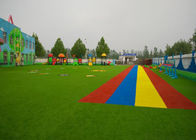 Patterned Coloured Artificial Grass Play Area / Dog Friendly Fake Grass