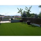 Recycle Soft Artificial Grass For Roof Terrace PP Grid Base Fabric