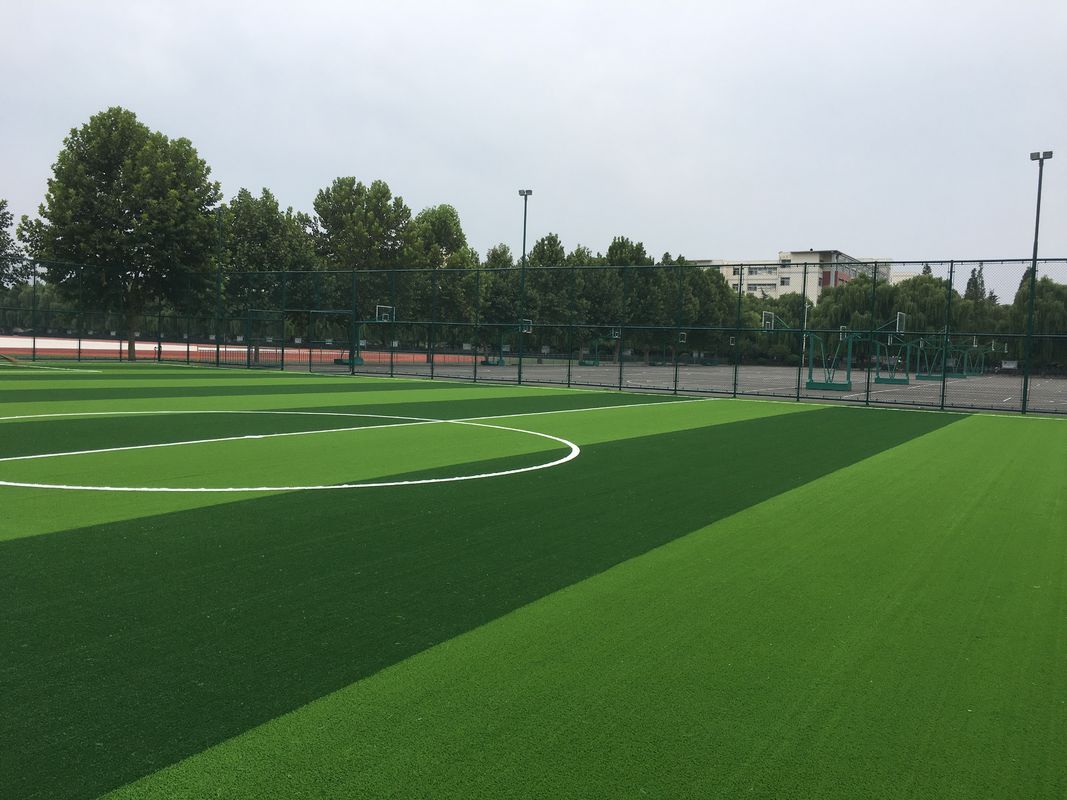 Eco Friendly  Natural Looking Artificial Grass Soccer Field Oem Service