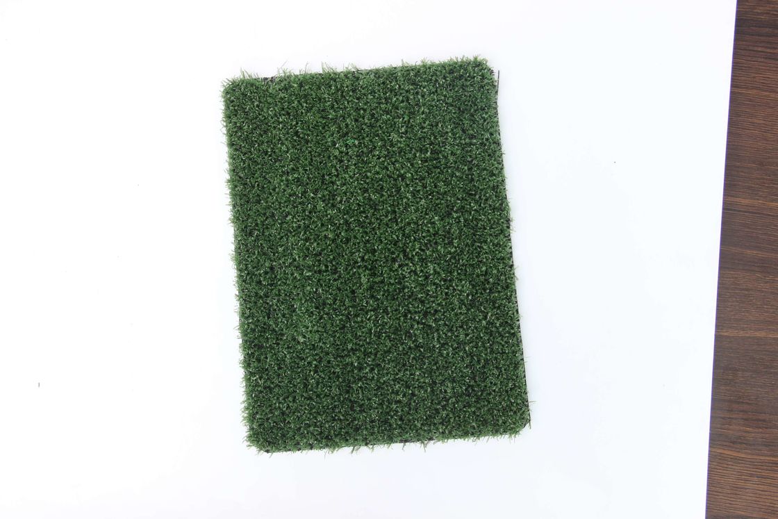 Durable Real Looking Artificial Grass Wall Panels / Comfortable Synthetic Grass Backyard
