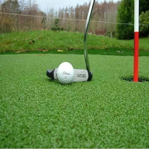Luxury Outdoor Golf Artificial Turf  / Safety Greenfiled Fake Lawn Turf