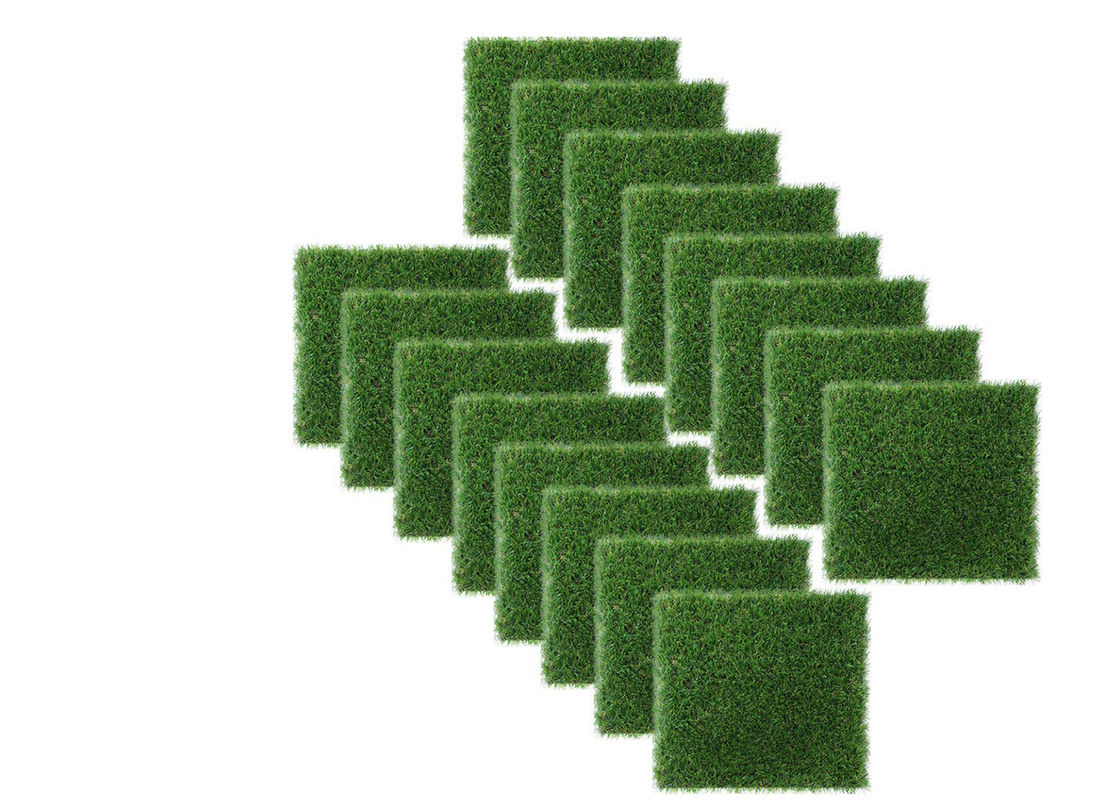 Fire Resistant Natural Artificial Grass Playground Synthetic Grass Durable Material