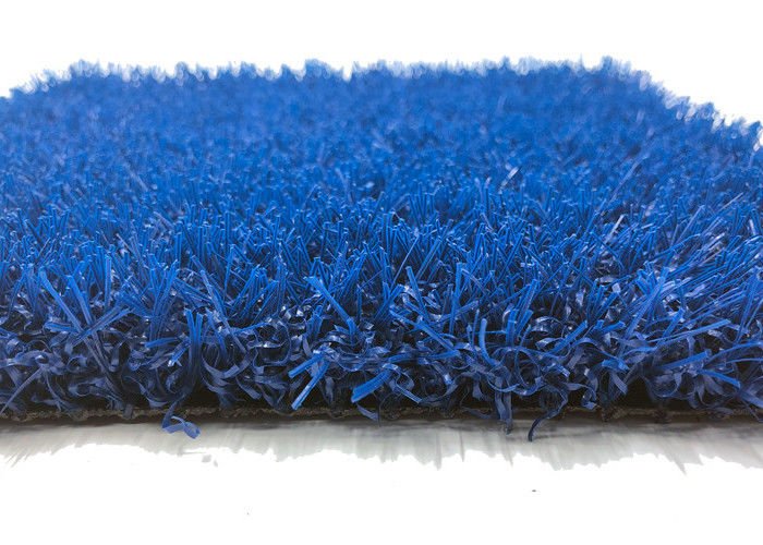 Blue Color 40mm Synthetic Lawn Grass For Playground