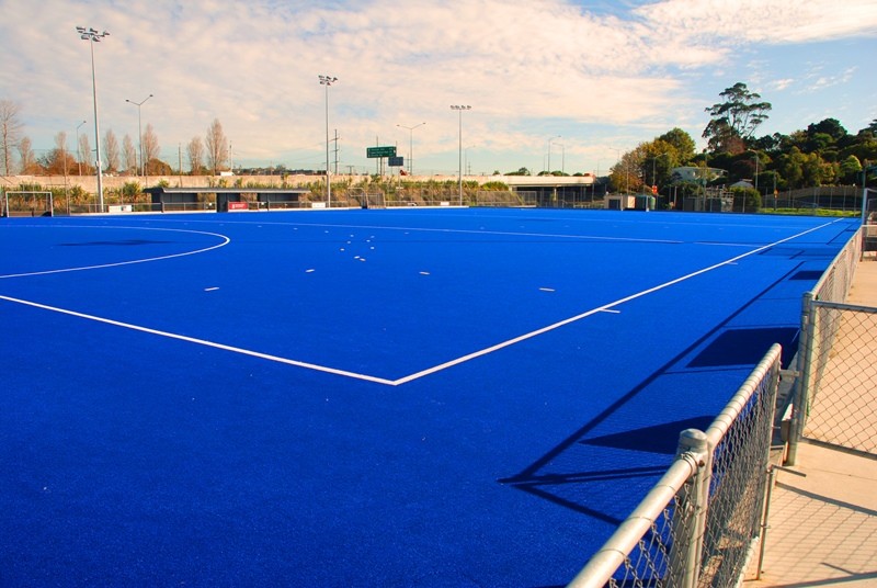 Durable Blue Polyethylene Artificial Grass / Fake Turf Grass Oem Service