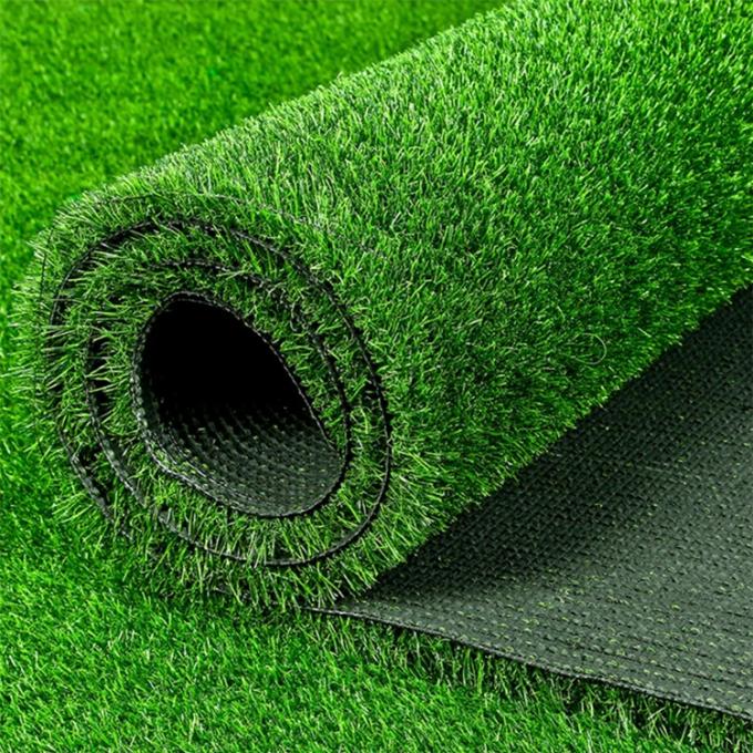 Nature Green Realistic Roof Artificial Grass Low Maintenance Cost
